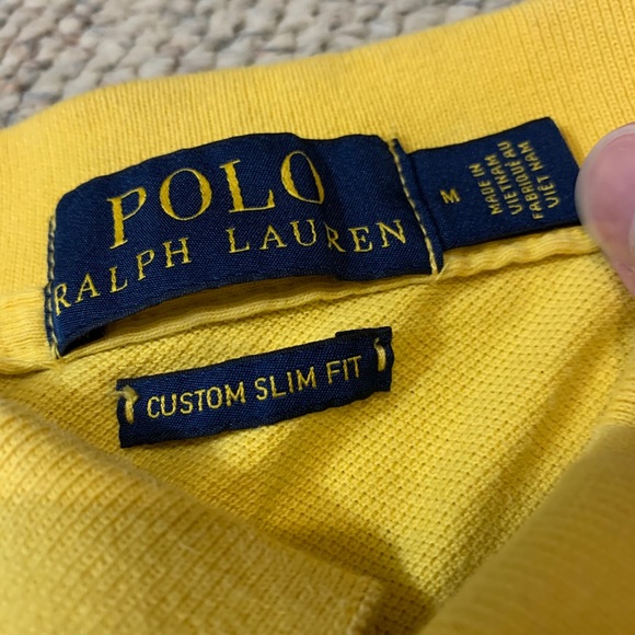 Yellow Ralph Lauren Polo shirt - Picture 2 of 3